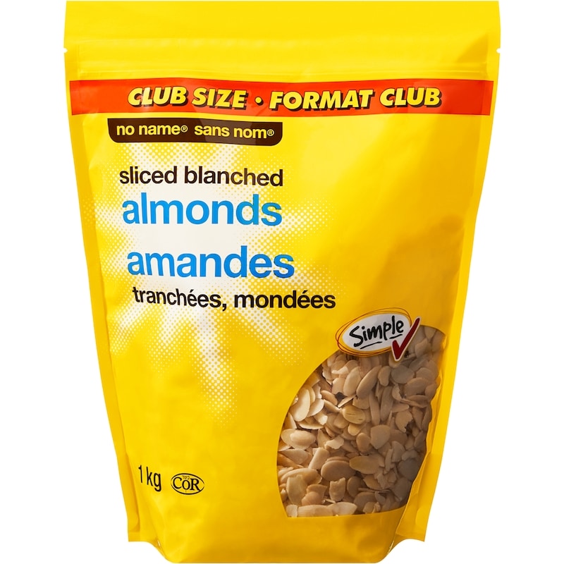 Sliced Blanched Almonds Club Size