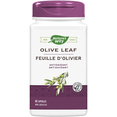 Nature’s Way Extrait de feuille d’olivier 60 ea, 0,32 $/1ch