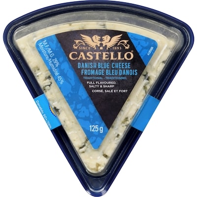 Castello Traditional Blue Wedge 125 g, $4.80/100g