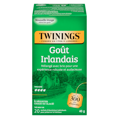 Twinings 20ct Irlandais 20 ea, 0,35Â $/1ch