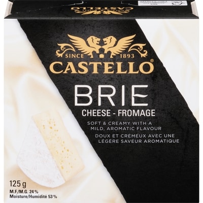 Castello Brie danois 125 g, 5,19 $/100g