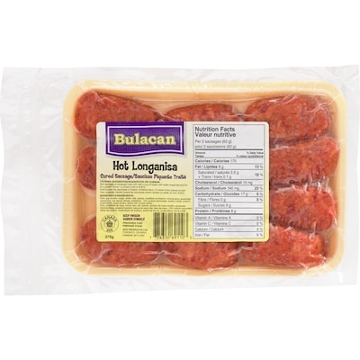 Apo Cured Sausage Hot Longanisa 375 g, $1.60/100g