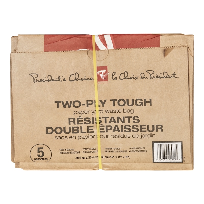 Two-Ply Tough Paper Yard Waste Bag 