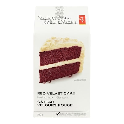 le Choix du Président Mélange à gâteau velours rouge 500 g, 1,00 $/100g