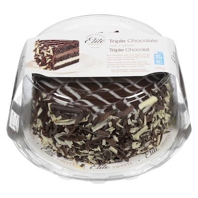 Elite Gâteau mousse triple chocolat 6 po 900 g, 2,22 $/100g
