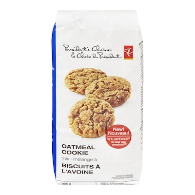 President's Choice Oatmeal Cookie Mix 900 g, $0.56/100g