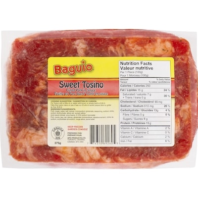 Apo Pork Tocino 375 g, $1.47/100g