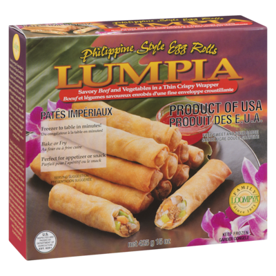 Lumpia bœuf et légumes