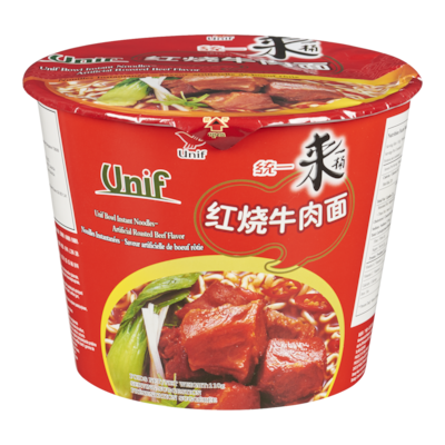 null UNIF Roasted Beef Instant Noodles  12x110.0 g, $1.48/100g