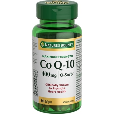 Nature's Bounty Co Q-10, 400 mg, Maximum Strength 30 ea, $1.48/1ea