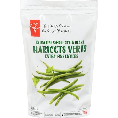 le Choix du Président Haricots verts entiers extra-fins 500 g, 1,00 $/100g