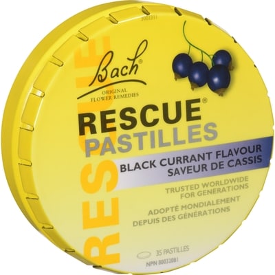 Rescue Pastilles Saveur de Cassis 35 Pastilles