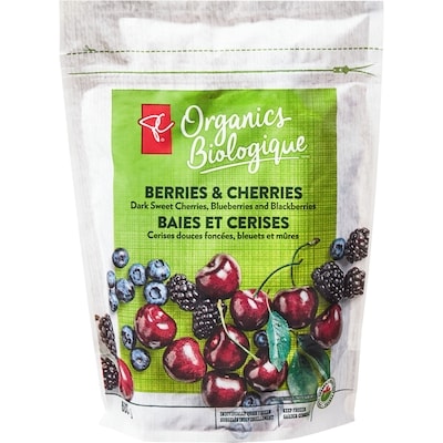 PC Organics Organics Berries and Cherries 600 g, $1.42/100g