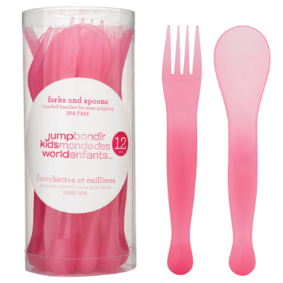 JUMP Kids World 12-Piece Fork and Spoon Set 12x1.0 ea, $0.33/1ea