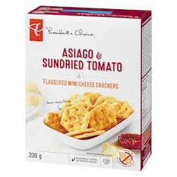 President's Choice Asiago and Sundried Tomato Flavoured Mini