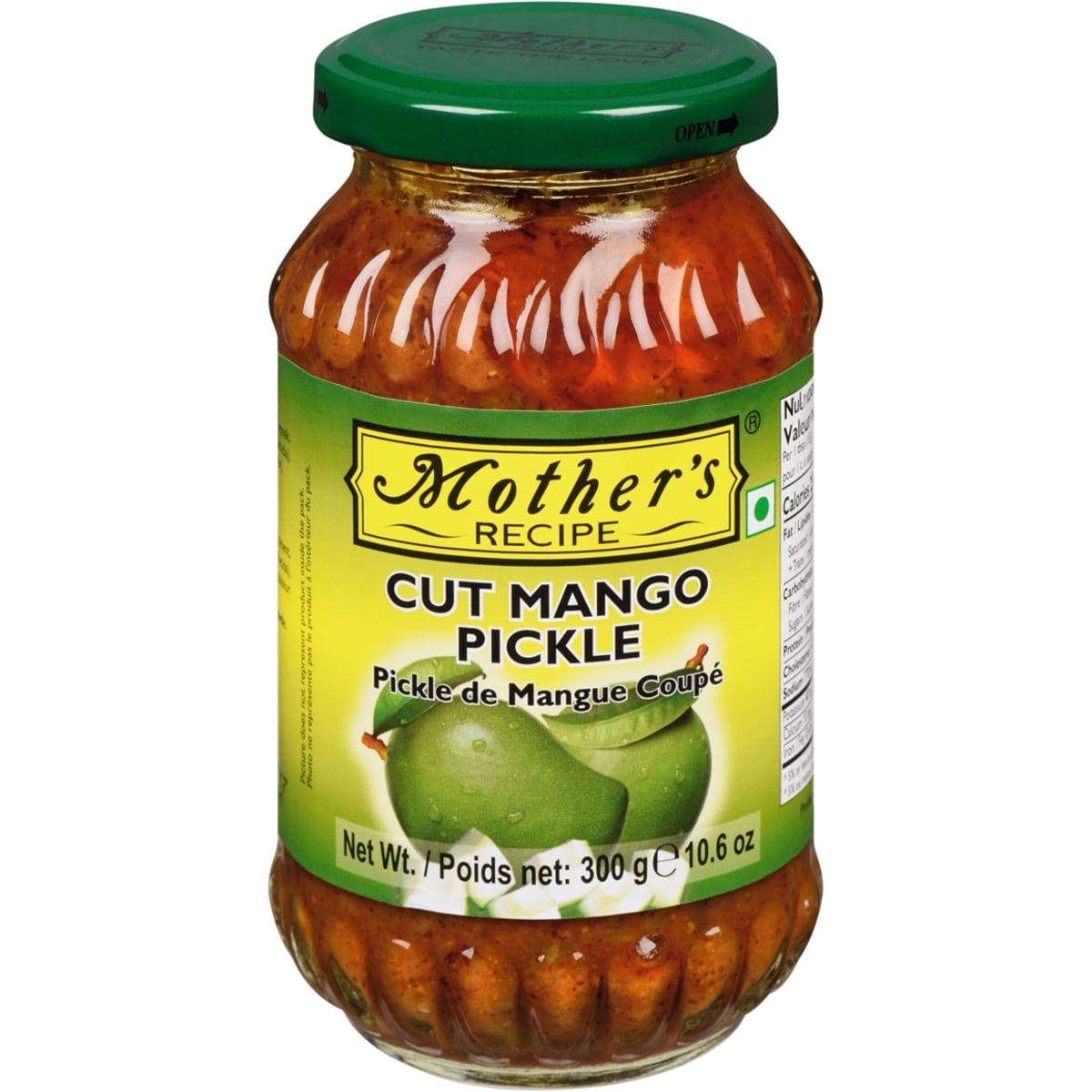 Mother's Receipe Cut Mango Pickle 300 g, $1.33/100g