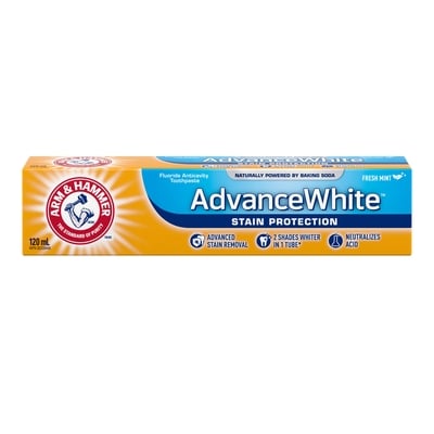 Arm & Hammer Complete Care Advance White Stain Protection Toothpaste 120 ml, $3.33/100ml