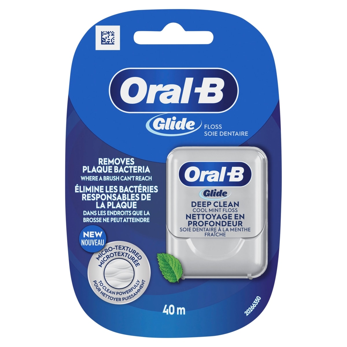 Oral B Glide Pro Health Deep Clean Cool Mint Floss, 40M 1 ea, $5.49/1ea