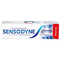 Sensodyne Whitening plus Tartar Fighting Toothpaste 135 ml, $5.18/100ml