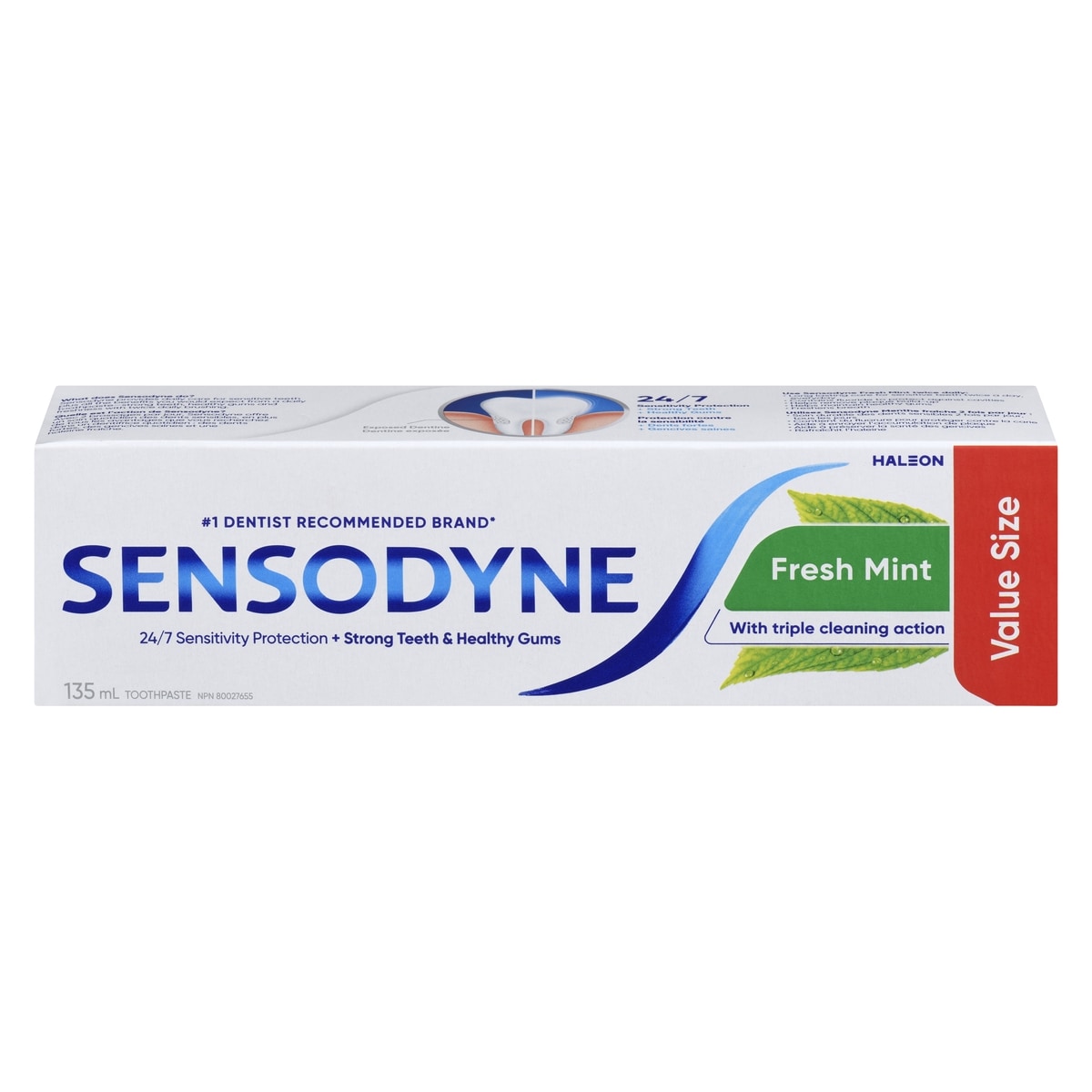 Sensodyne Toothpaste, Fresh Mint 135 ml, $4.81/100ml