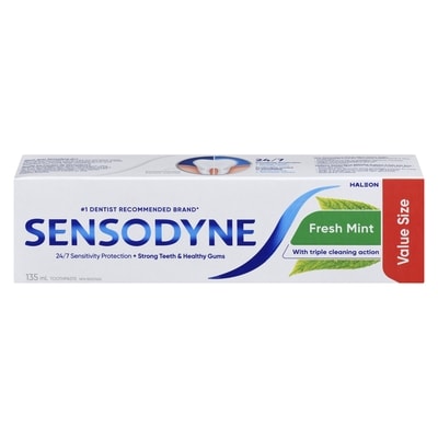 Sensodyne Toothpaste, Fresh Mint 135 ml, $5.55/100ml