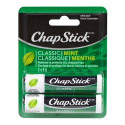 Chapstick Classic Lip Balm, Mint Flavour, 2 pack 2 ea, $74.88/100g