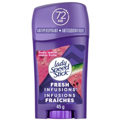 Lady Speedstick Fresh Infusions Fruity Melon Antiperspirant 45 g, $6.67/100g