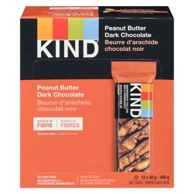 Kind bar Almond Peanut Butter & Dark Chocolate Bars 12x40.0 g, $5.21/100g