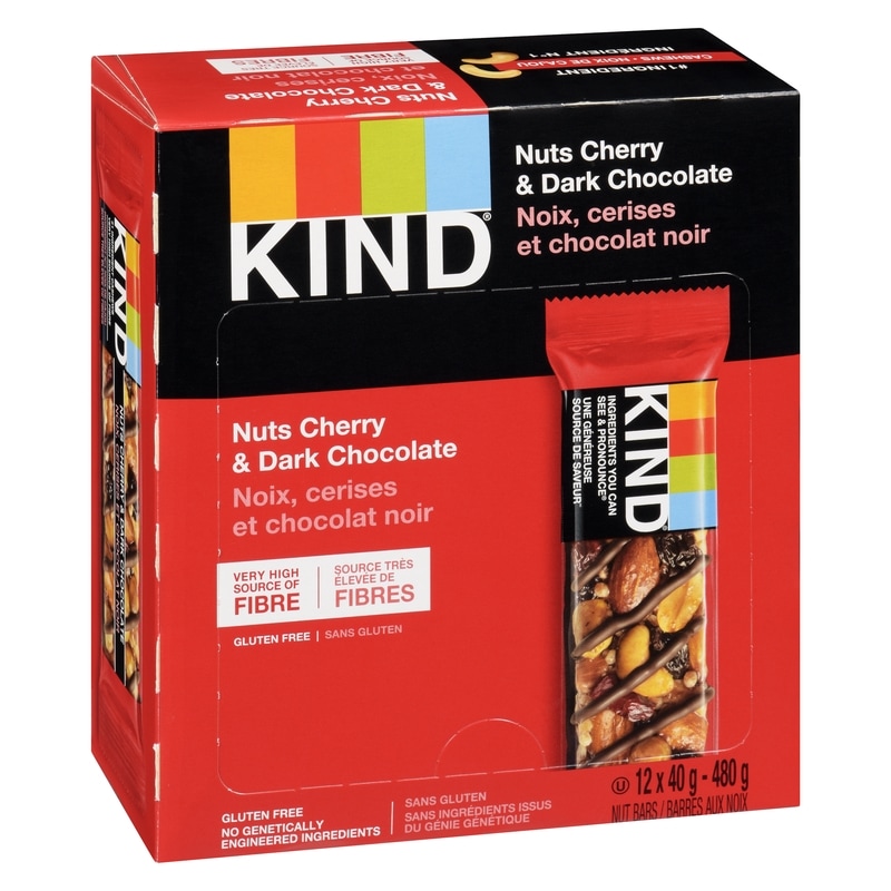 Nuts Cherry & Dark Chocolate Bars