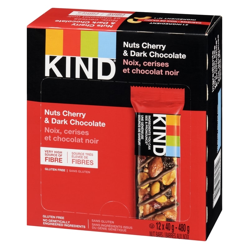 Nuts Cherry & Dark Chocolate Bars