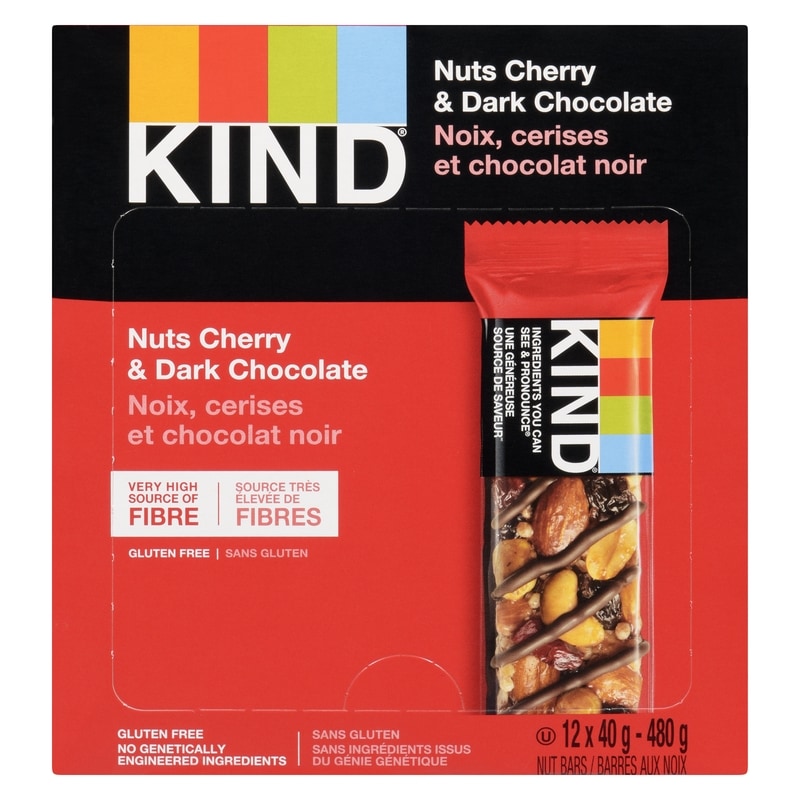 Nuts Cherry & Dark Chocolate Bars