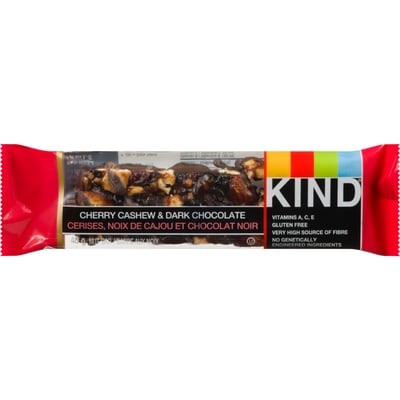Kind Barres Noix, cerises et chocolat noir 40 g, 4,98 $/100g