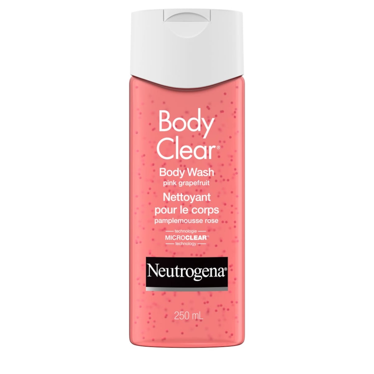 Neutrogena Body Clear Pink Grapefruit Body Wash 250 ml, $5.00/100ml