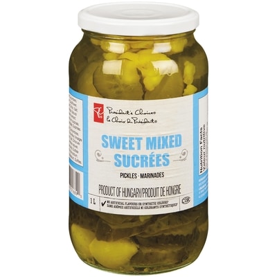le Choix du Président Marinades sucrées 1 l, 0,60 $/100ml