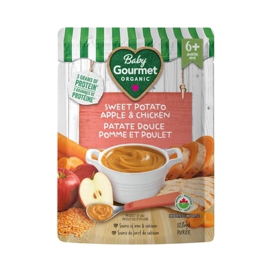Baby Gourmet Organic Meal Sweet Potato Apple & Chicken  128 ml, $2.57/100ml