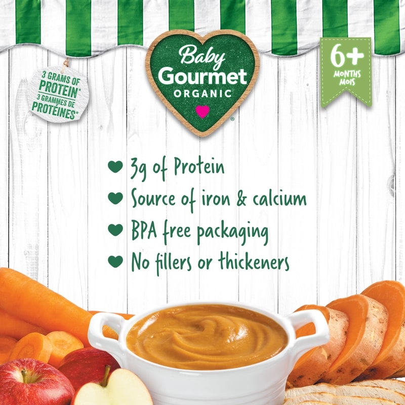 Organic Meal Sweet Potato Apple & Chicken 