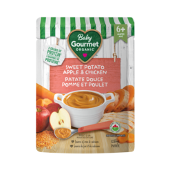Baby Gourmet Plat préparé biologique patate douce, pomme et poulet  128 ml, 2,34 $/100ml