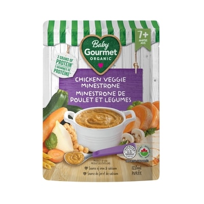 Baby Gourmet Organic Meal Chicken Veggie Minestrone  128 ml, $2.57/100ml