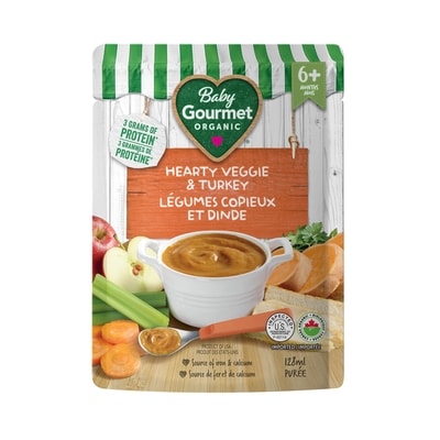 Baby Gourmet Organic Meal Hearty Veggie & Turkey 128 ml, $2.57/100ml
