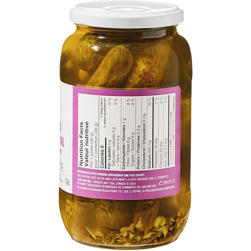 Baby Dill Pickles With Garlic