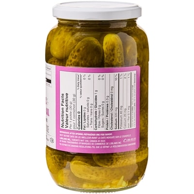 Petits cornichons à l’aneth avec ail