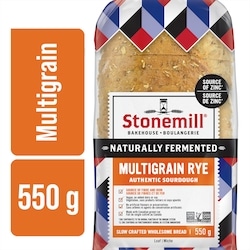 Stonemill Bakehouse Pain de seigle multigrains Authentic Sourdough 550 g, 1,00 $/100g