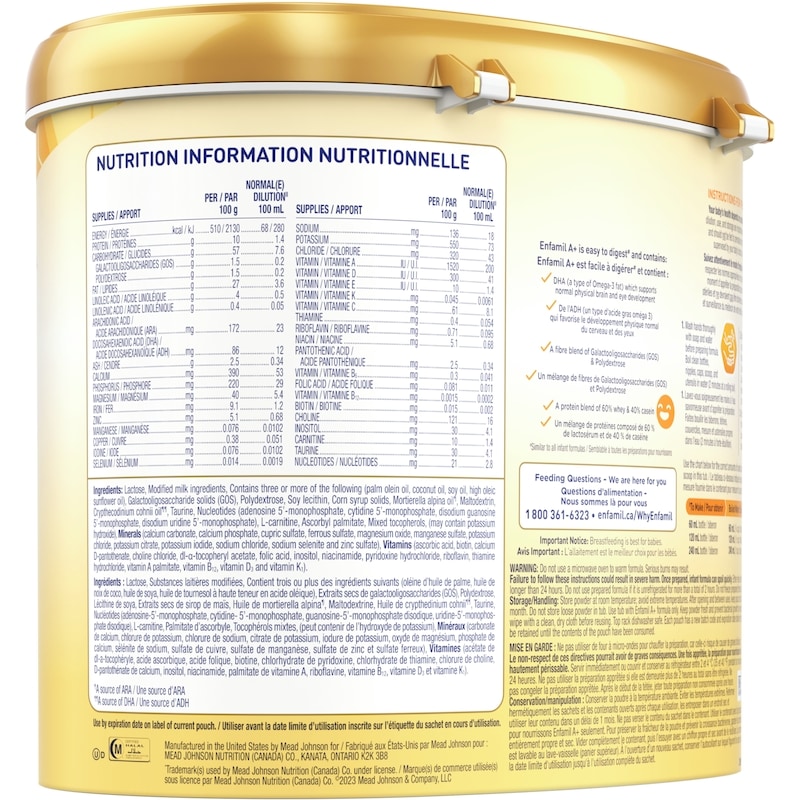 A+ Powder Tub Baby Formula