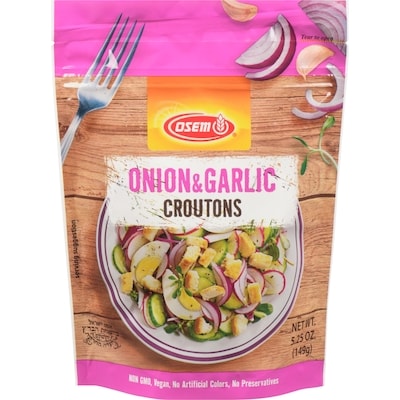 Osem Crouton, Onion and Garlic 148.8 g, $3.36/100g