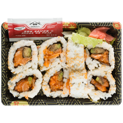 null Spicy Salmon Roll  (After 11am) 250 g, $3.20/100g