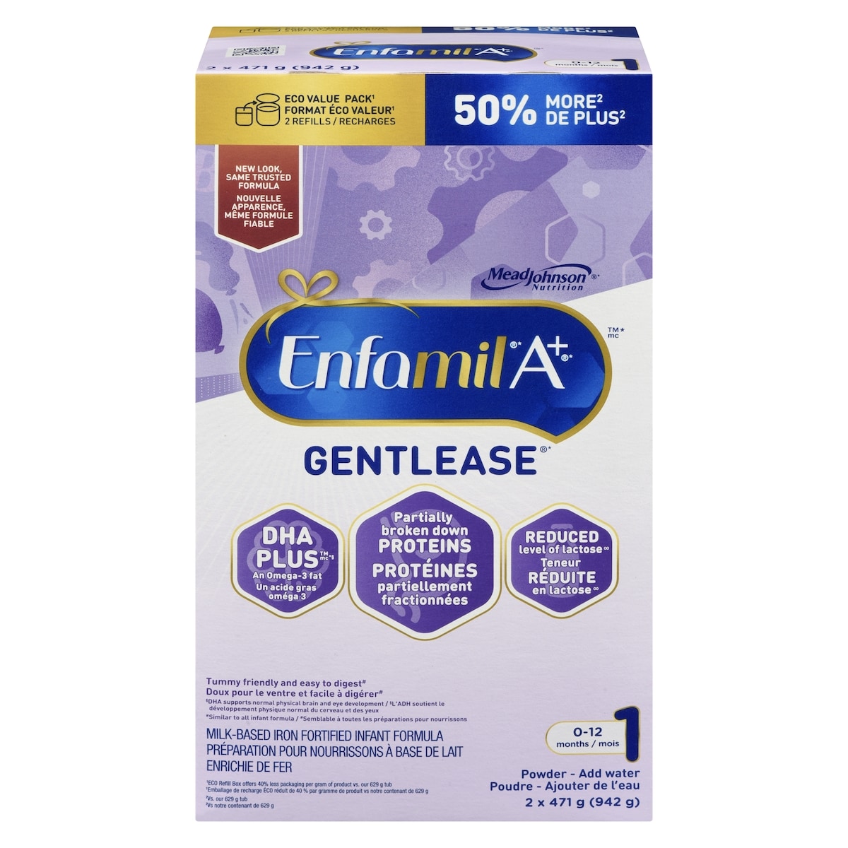 Enfamil A+ Milk-Based Iron Fortified Infant Formula 0-12 Months 942 g, $7.01/100g