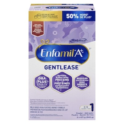 Enfamil A+ Milk-Based Iron Fortified Infant Formula 0-12 Months 942 g, $7.01/100g