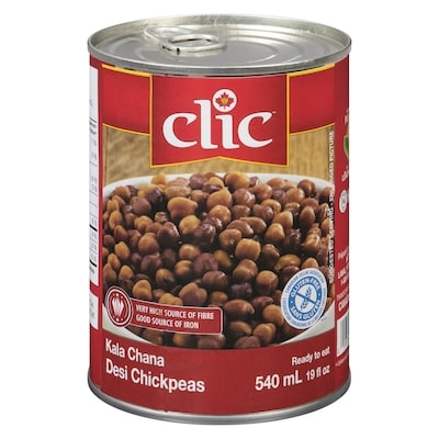 Clic Brown Chick Peas 540 ml, $0.46/100ml