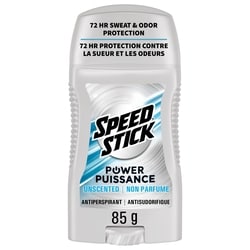 Speed Stick Power Antiperspirant Deodorant for Men, Unscented 85 g, $4.71/100g