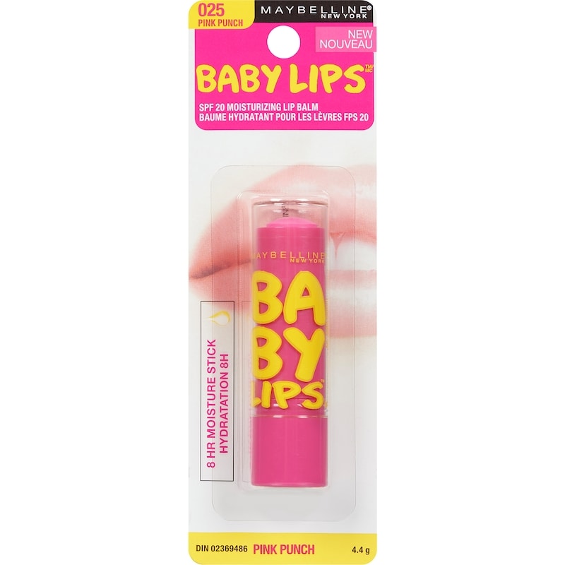 Baby Lips SPF 20 Moisturizing Lip Balm 025 Pink Punch